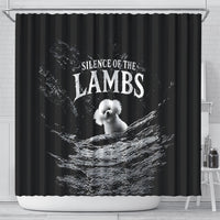 A Little Lamb in the Killer Silence Cute Serial Dog Shower Curtain Pet Lover