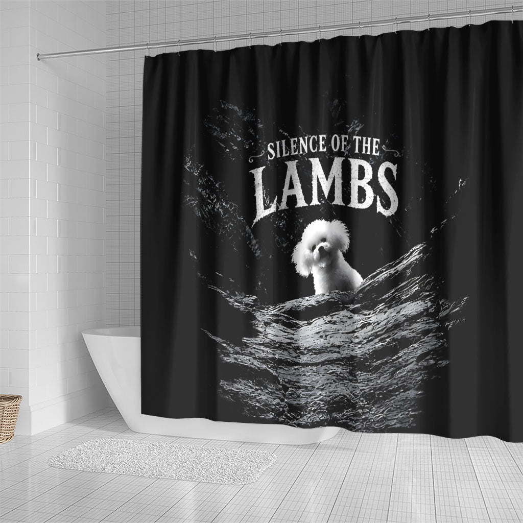 A Little Lamb in the Killer Silence Cute Serial Dog Shower Curtain Pet Lover