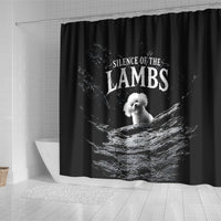A Little Lamb in the Killer Silence Cute Serial Dog Shower Curtain Pet Lover