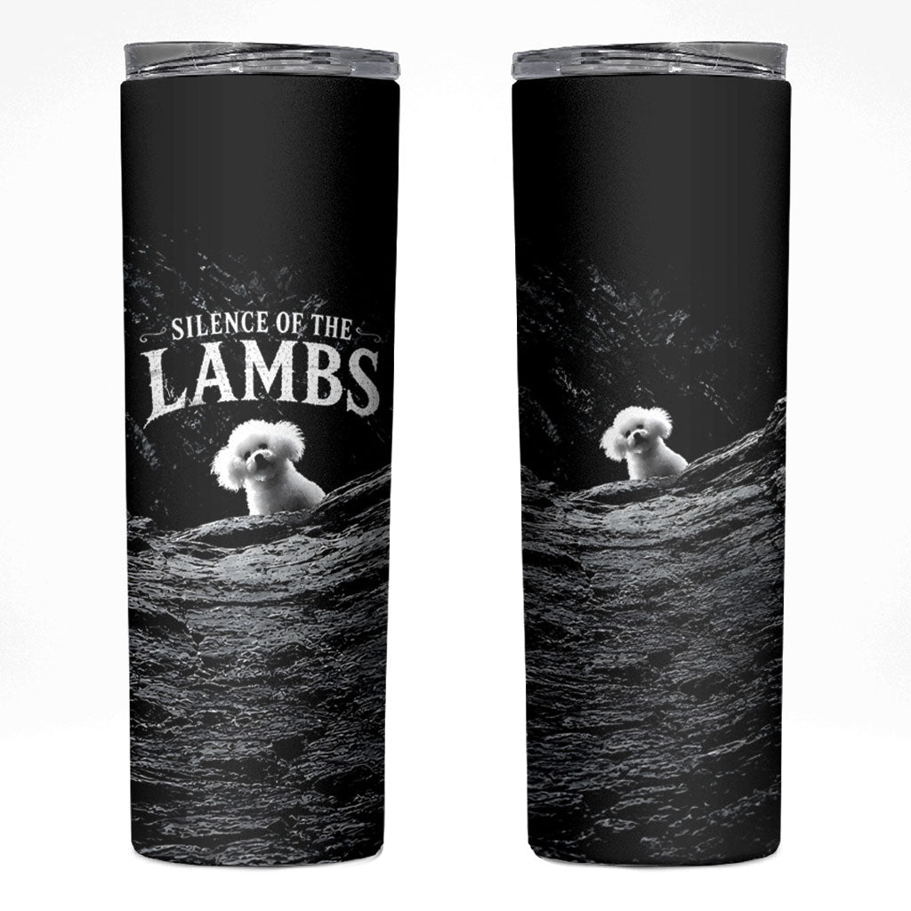 A Little Lamb in the Killer Silence Cute Serial Dog Skinny Tumbler Pet Lover
