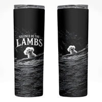 A Little Lamb in the Killer Silence Cute Serial Dog Skinny Tumbler Pet Lover
