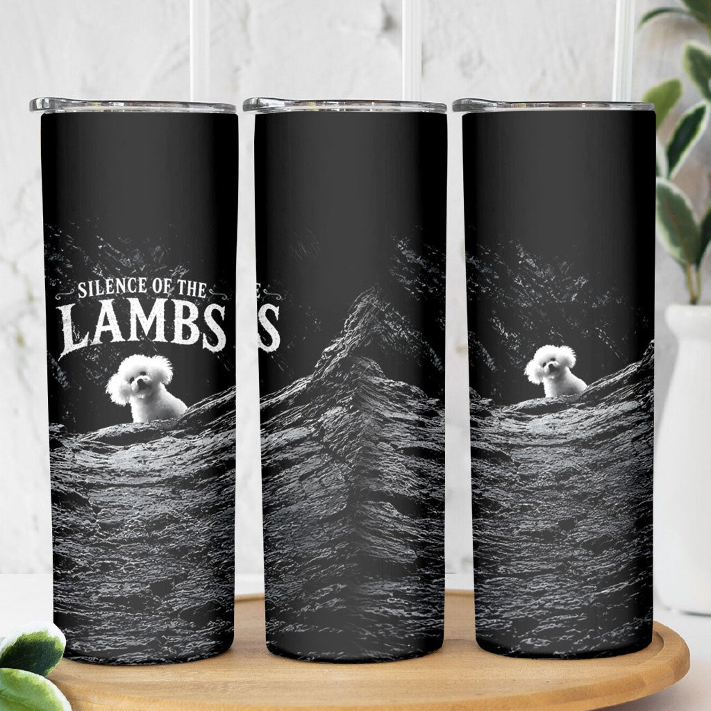 A Little Lamb in the Killer Silence Cute Serial Dog Skinny Tumbler Pet Lover