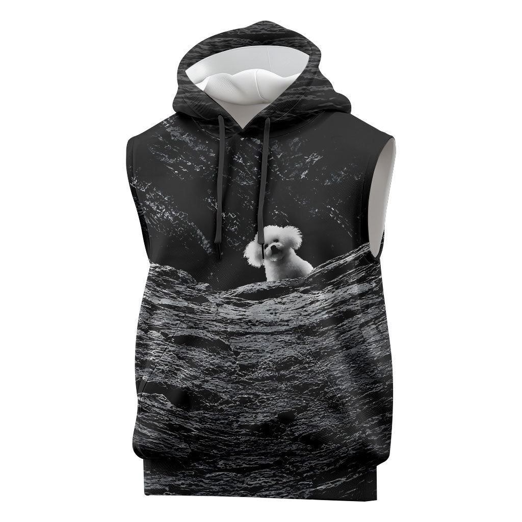 A Little Lamb in the Killer Silence Cute Serial Dog Sleeveless Hoodie Pet Lover