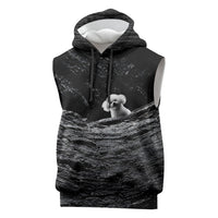 A Little Lamb in the Killer Silence Cute Serial Dog Sleeveless Hoodie Pet Lover