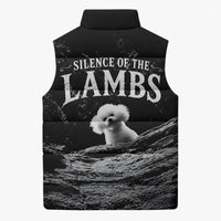 A Little Lamb in the Killer Silence Cute Serial Dog Sleeveless Puffer Jacket Pet Lover
