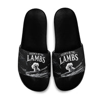 A Little Lamb in the Killer Silence Cute Serial Dog Slide Sandals Pet Lover