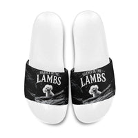 A Little Lamb in the Killer Silence Cute Serial Dog Slide Sandals Pet Lover