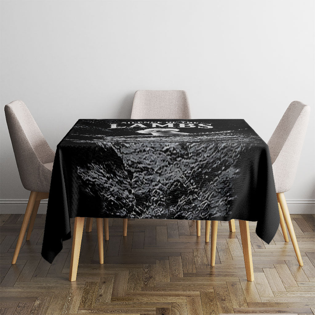 A Little Lamb in the Killer Silence Cute Serial Dog Tablecloth Pet Lover