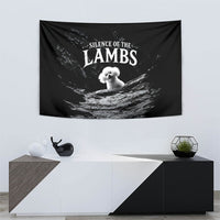 A Little Lamb in the Killer Silence Cute Serial Dog Tapestry Pet Lover