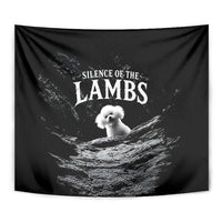 A Little Lamb in the Killer Silence Cute Serial Dog Tapestry Pet Lover