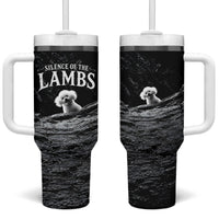 A Little Lamb in the Killer Silence Cute Serial Dog Tumbler With Handle Pet Lover