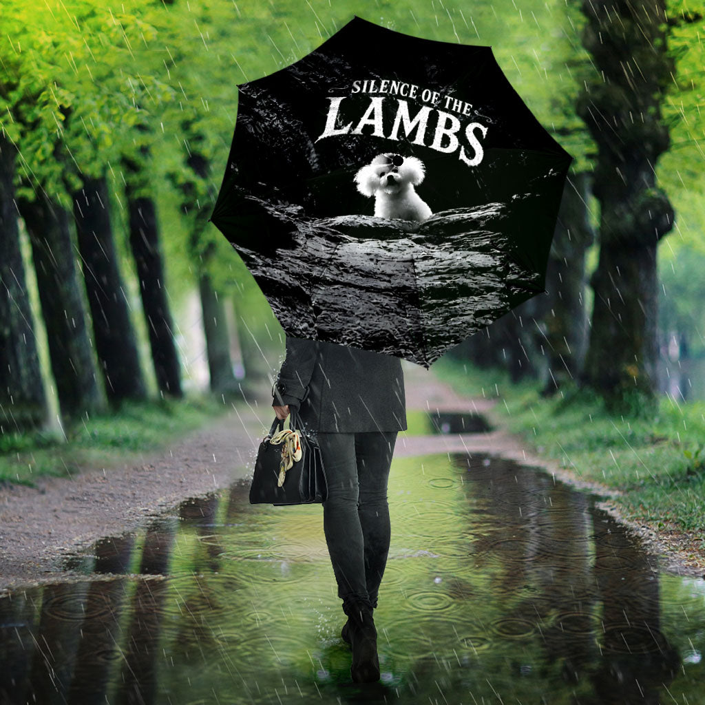A Little Lamb in the Killer Silence Cute Serial Dog Umbrella Pet Lover