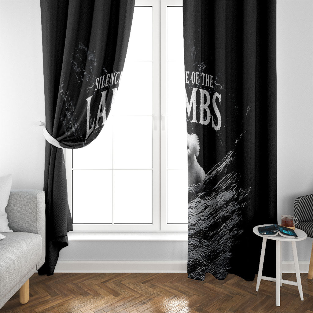 A Little Lamb in the Killer Silence Cute Serial Dog Window Curtain Pet Lover