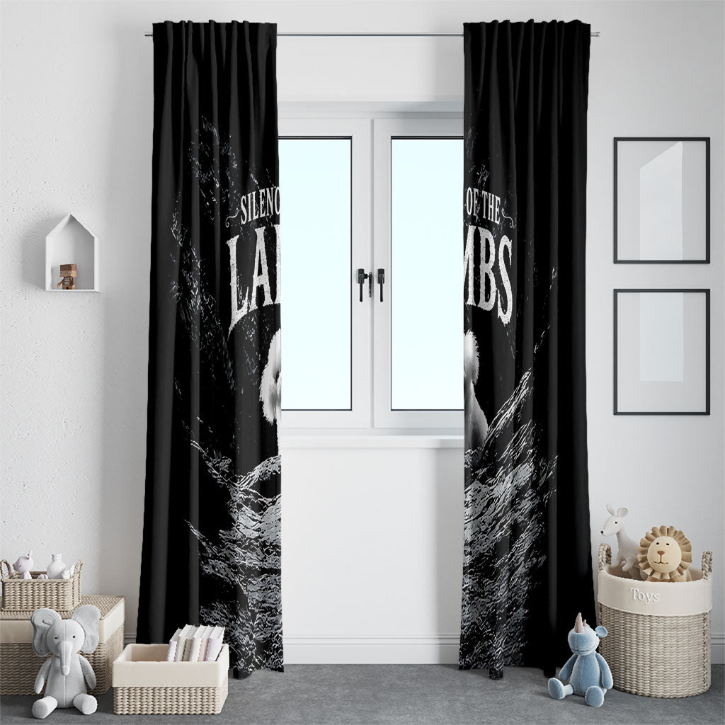 A Little Lamb in the Killer Silence Cute Serial Dog Window Curtain Pet Lover