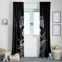 A Little Lamb in the Killer Silence Cute Serial Dog Window Curtain Pet Lover