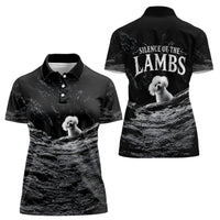 A Little Lamb in the Killer Silence Cute Serial Dog Women Polo Shirt Pet Lover