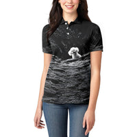 A Little Lamb in the Killer Silence Cute Serial Dog Women Polo Shirt Pet Lover
