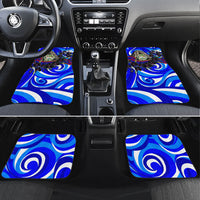 Belize Independence Day 1981 Car Mats Toucan Mayan Pyramid Black Orchid Patriotic