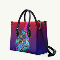 Belize Independence Day September 21 Leather Bag Vibrant Tropical Sea Turtle Patriotic