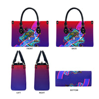 Belize Independence Day September 21 Leather Bag Vibrant Tropical Sea Turtle Patriotic