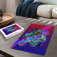Belize Independence Day September 21 Puzzle Vibrant Tropical Sea Turtle Patriotic