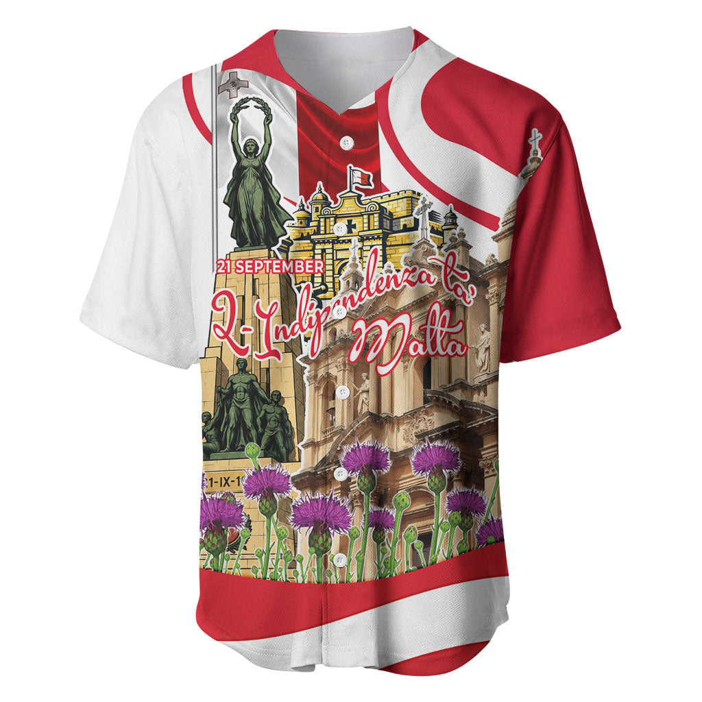 Malta Independence Day Baseball Jersey Maltese Flag Cross Knight Born By The Sea