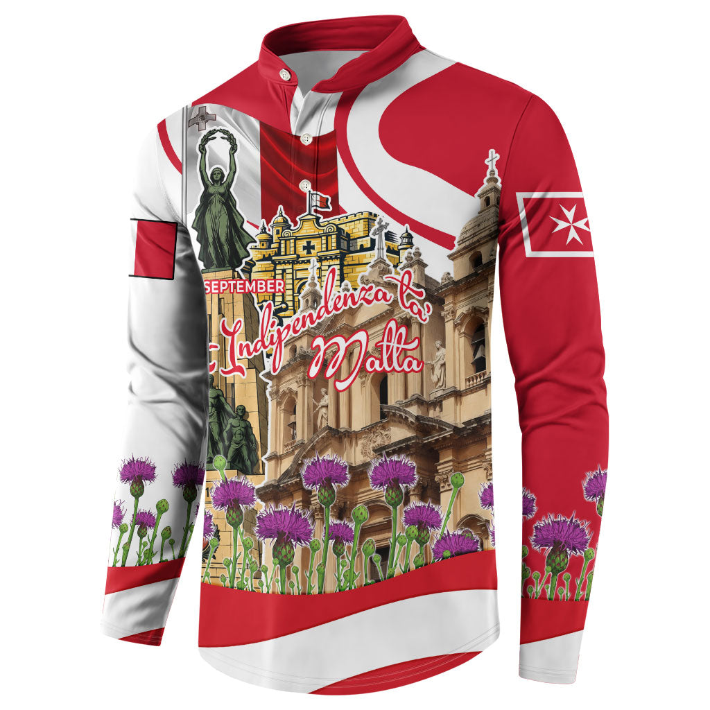Malta Independence Day Button Sweatshirt Maltese Flag Cross Knight Born By The Sea