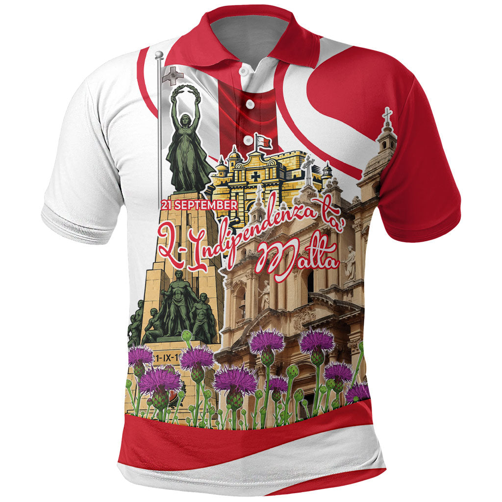 Malta Independence Day Polo Shirt Maltese Flag Cross Knight Born By The Sea