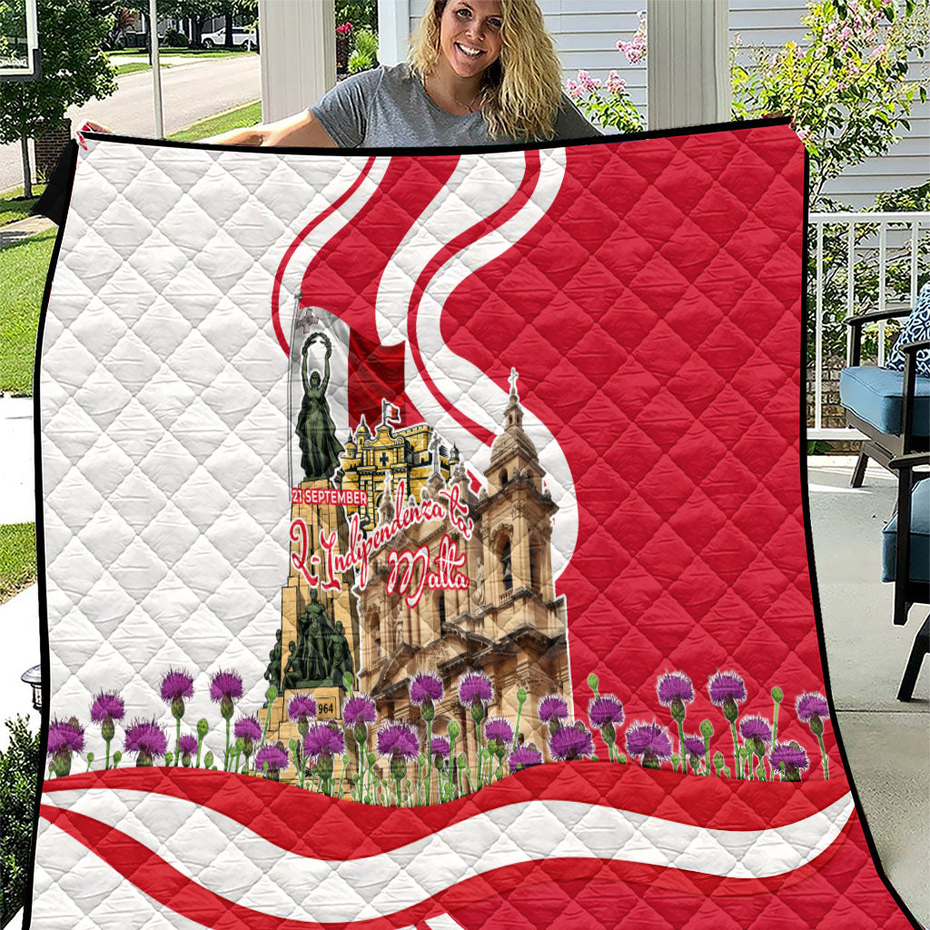 Malta Independence Day Quilt Maltese Flag Cross Knight Born By The Sea