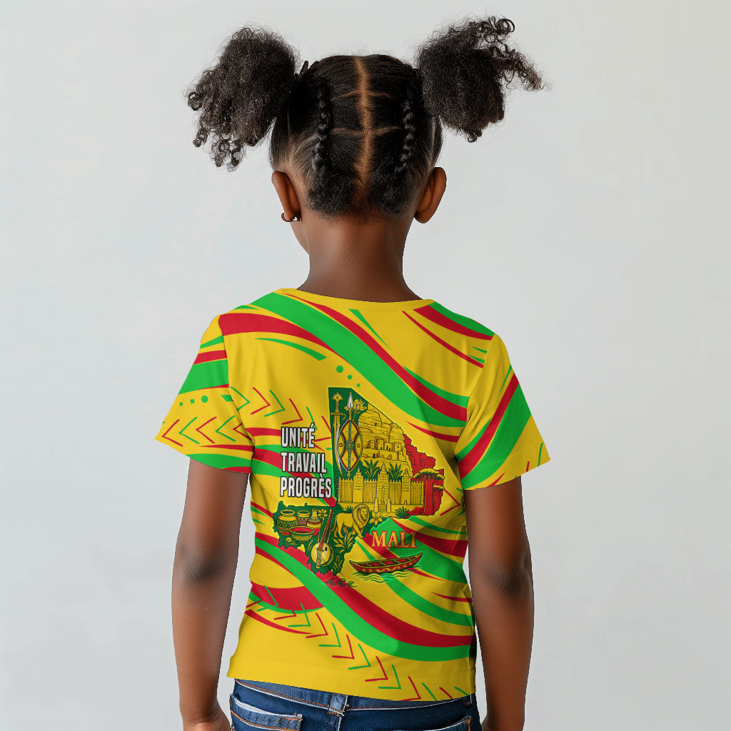 Mali Independence Day Kid T shirt Traditional West African Cultural Pride Flag Colors