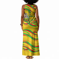 Mali Independence Day Tank Maxi Dress Traditional West African Cultural Pride Flag Colors