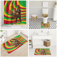 Mali Independence Day Bathroom Set West African Kora Musician Cultural