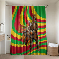 Mali Independence Day Bathroom Set West African Kora Musician Cultural