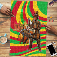Mali Independence Day Puzzle West African Kora Musician Cultural
