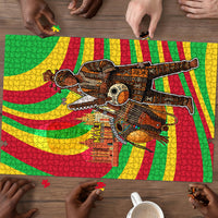 Mali Independence Day Puzzle West African Kora Musician Cultural