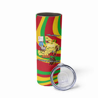 Mali Independence Day Skinny Tumbler West African Kora Musician Cultural