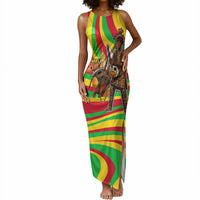 Mali Independence Day Tank Maxi Dress West African Kora Musician Cultural