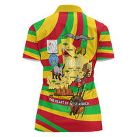 Mali Independence Day Women Polo Shirt West African Kora Musician Cultural