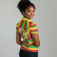 Mali Independence Day Women Polo Shirt West African Kora Musician Cultural