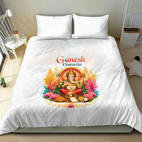 Ganesh Chaturthi Lord Ganesha Bedding Set Traditional Hindu Elephant God Mandala Art Spiritual