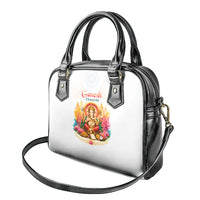 Ganesh Chaturthi Lord Ganesha Shoulder Handbag Traditional Hindu Elephant God Mandala Art Spiritual
