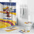 Colombia Christmas Bathroom Set with Santa Skiing Colombian Flag and Holiday Ornament - Wonder Print Shop