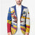 Colombia Christmas Blazer with Santa Skiing Colombian Flag and Holiday Ornament - Wonder Print Shop