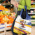 Colombia Christmas Grocery Bag with Santa Skiing Colombian Flag and Holiday Ornament - Wonder Print Shop