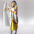 Colombia Christmas Hooded Blanket with Santa Skiing Colombian Flag and Holiday Ornament - Wonder Print Shop