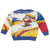 Colombia Christmas Kid Ugly Christmas Sweater with Santa Skiing Colombian Flag and Holiday Ornament - Wonder Print Shop