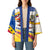 Colombia Christmas Kimono with Santa Skiing Colombian Flag and Holiday Ornament - Wonder Print Shop