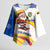 Colombia Christmas Kimono Sleeve Blouse with Santa Skiing Colombian Flag and Holiday Ornament - Wonder Print Shop