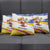 Colombia Christmas Pillow Cover with Santa Skiing Colombian Flag and Holiday Ornament - Wonder Print Shop