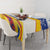 Colombia Christmas Tablecloth with Santa Skiing Colombian Flag and Holiday Ornament - Wonder Print Shop